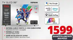 Comet TCL TV QLED 98" 98P89K offerta