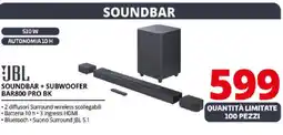 Comet JBL SOUNDBAR + SUBWOOFER BAR800 PRO BK offerta