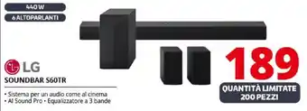 Comet LG SOUNDBAR S60TR offerta