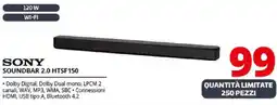 Comet SONY SOUNDBAR 2.0 HTSF150 offerta