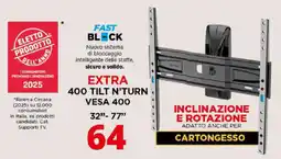 Comet EXTRA 400 TILT N'TURN VESA 400 32''-77'' offerta