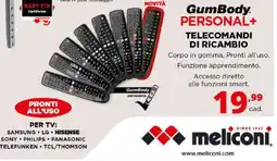 Comet GumBody Telecomandi di ricambio offerta