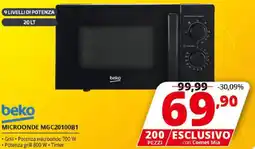 Comet beko MICROONDE MGC20100B1 offerta