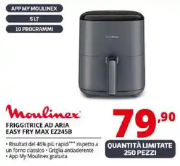 Comet Moulinex FRIGGITRICE AD ARIA EASY FRY MAX EZ245B offerta