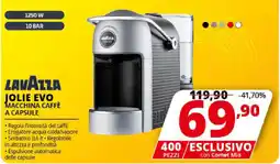 Comet LAVAZZA JOLIE EVO MACCHINA CAFFÈ A CAPSULE offerta