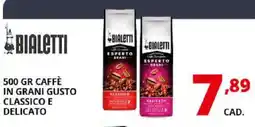 Comet BIALETTI caffè in grani gusto classico e delicato offerta