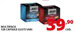 Comet Bialetti multipack 128 capsule gusti offerta