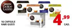 Comet Nescafe dolce gusto 16 capsule offerta