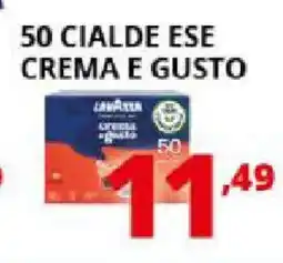 Comet Lavazza 50 cialde ese crema e gusto offerta