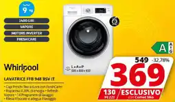 Comet Whirlpool LAVATRICE FFB 948 BSV IT offerta