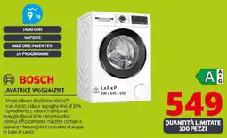 Comet BOSCH LAVATRICE WGG244Z9IT offerta