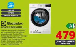 Comet Electrolux LAVATRICE EW6FBG210G offerta