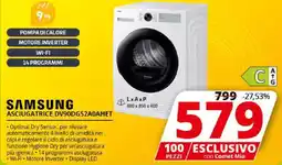 Comet SAMSUNG ASCIUGATRICE DV90DG52A0AHET offerta