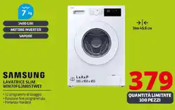 Comet SAMSUNG LAVATRICE SLIM WW70FG3M05TWET offerta