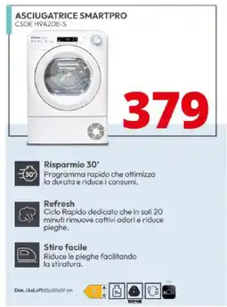 Comet CANDY ASCIUGATRICE SMARTPRO CSOE H9A2DE-S offerta
