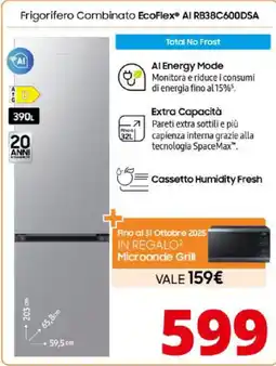 Comet SAMSUNG Frigorifero Combinato EcoFlex Al RB38C600DSA offerta