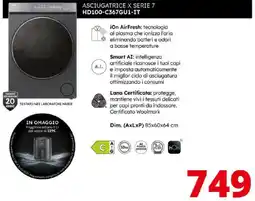 Comet Haier ASCIUGATRICE X SERIE 7 HD100-C367GU1-IT offerta
