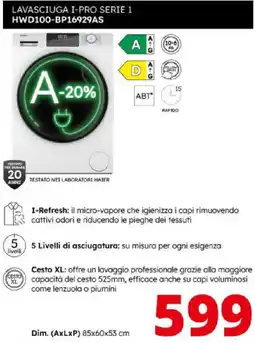 Comet Haier LAVASCIUGA I-PRO SERIE 1 HWD100-BP16929AS offerta