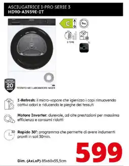Comet Haier ASCIUGATRICE I-PRO SERIE 3 HD90-A3939E-IT offerta