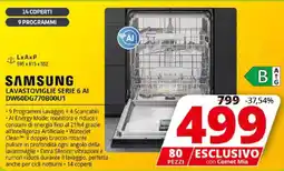 Comet SAMSUNG LAVASTOVIGLIE SERIE 6 AI DW60DG770B00U1 offerta