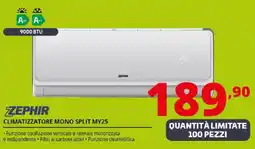 Comet ZEPHIR CLIMATIZZATORE MONO SPLIT MY25 offerta
