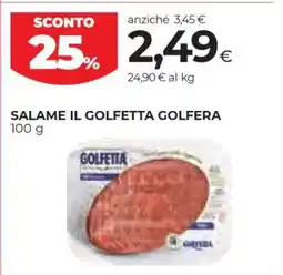 Coop SALAME IL GOLFETTA GOLFIERA offerta