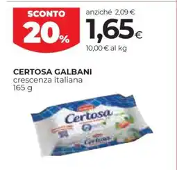 Coop CERTOSA GALBANI offerta