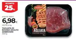 Coop TAGLIATA DI BOVINO ADULTO AMBROSINI offerta