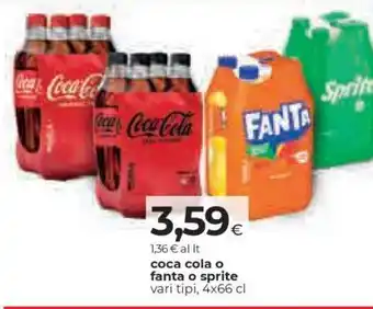 Coop Coca Cola o Fanta o Sprite offerta