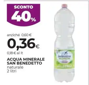Coop Acqua Minerale San Benedetto offerta
