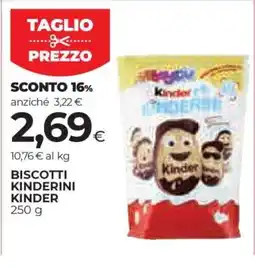 Coop Biscotti Kinderini Kinder offerta