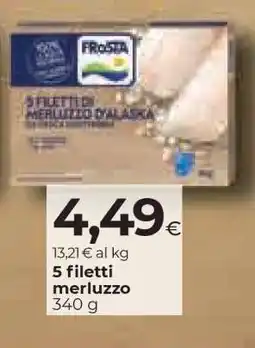 Coop 5 filetti merluzzo offerta