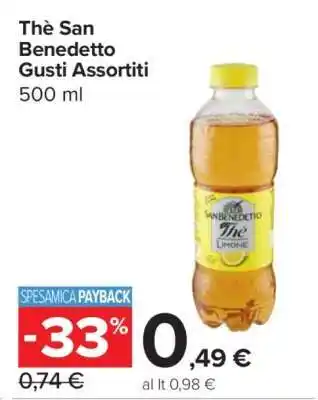 Carrefour Thè San Benedetto Gusti Assortiti offerta