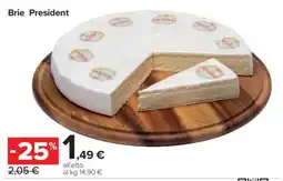 Carrefour Brie President offerta
