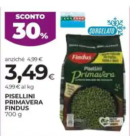 Coop PISELLINI PRIMAVERA FINDUS 700 g offerta