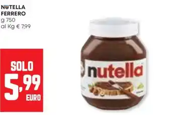 Panorama Nutella ferrero offerta