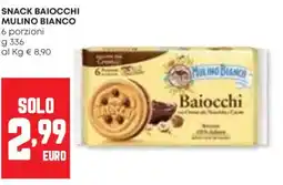 Panorama Snack baiocchi MULINO BIANCO offerta
