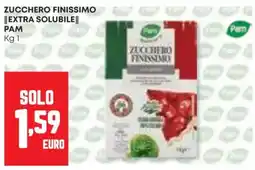 Panorama Zucchero finissimo extra solubile PAM offerta