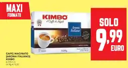 Panorama Caff macinato aroma italiano KIMBO offerta