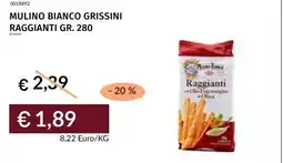 Prezzemolo e Vitale Mulino bianco grissini raggianti offerta