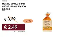 Prezzemolo e Vitale Mulino bianco gran cuore di pane bianco offerta