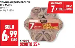 Panorama Tgnno alliolio di oliva RIO MARE offerta