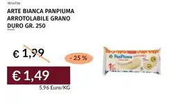 Prezzemolo e Vitale Arte bianca panpiuma arrotolabile grano duro offerta