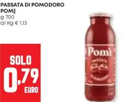 Panorama Passata di pomodoro POMI offerta