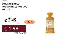 Prezzemolo e Vitale Mulino bianco pagnottelle hot dog offerta
