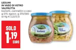 Panorama Legumi in vaso di vetro VALFRUTTA offerta