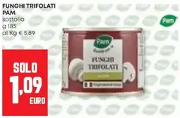 Panorama Funghi trifolati PAM offerta