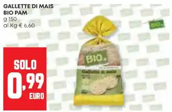 Panorama Gallette di mais bio PAM offerta