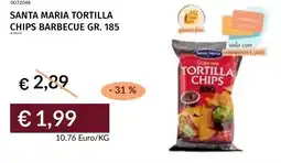 Prezzemolo e Vitale Santa maria tortilla chips barbecue offerta