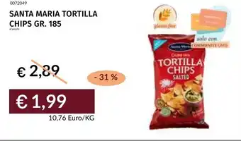 Prezzemolo e Vitale Santa maria tortilla chips offerta